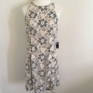 Kenzie Lacey Gray and Cream Dress